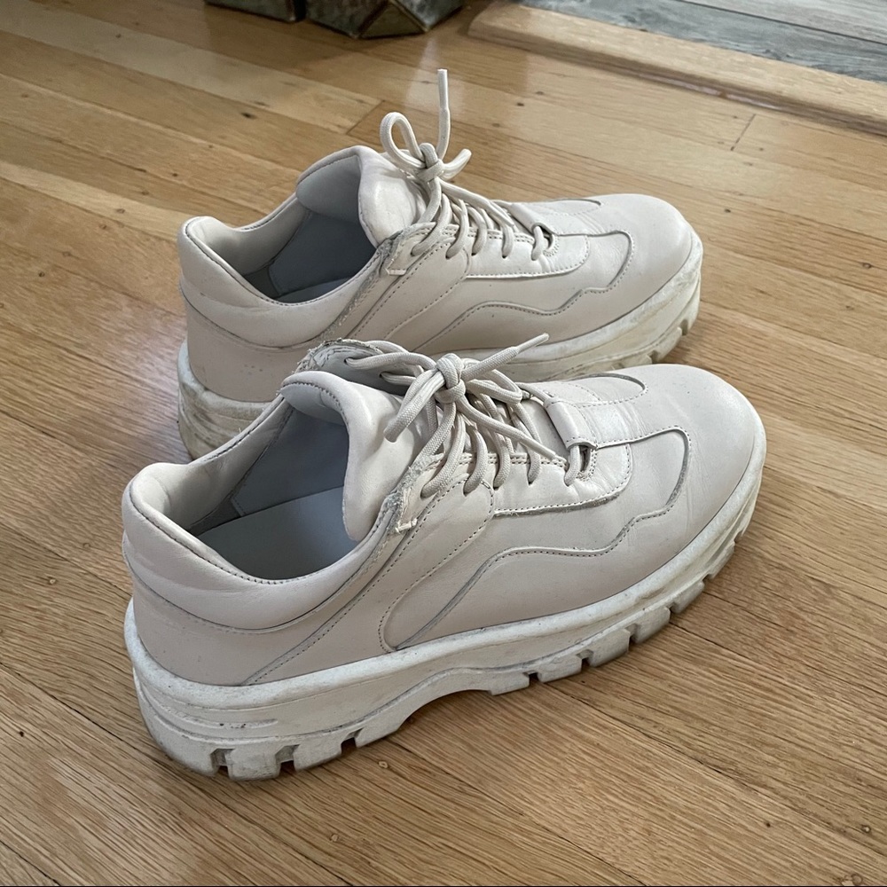 & Other Stories Platform Leather Sneakets